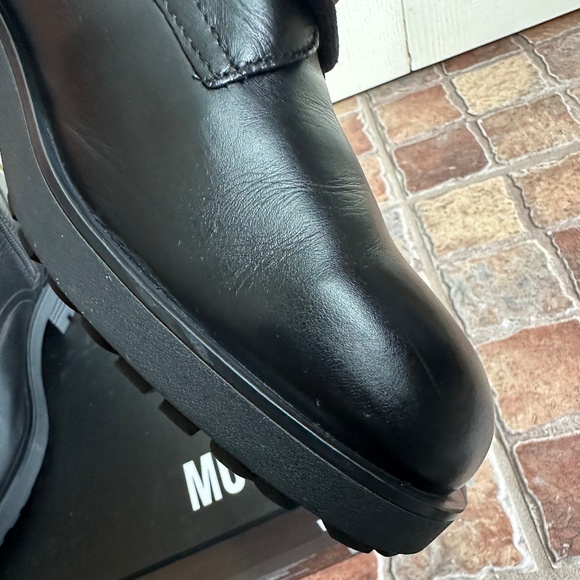 Authentic Love Moschino Leather Combat Boots - Picture 11 of 16